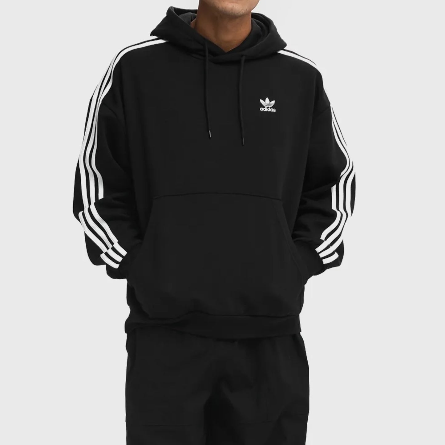 Adidas Originals Adicolor 3 stripes bordado negro