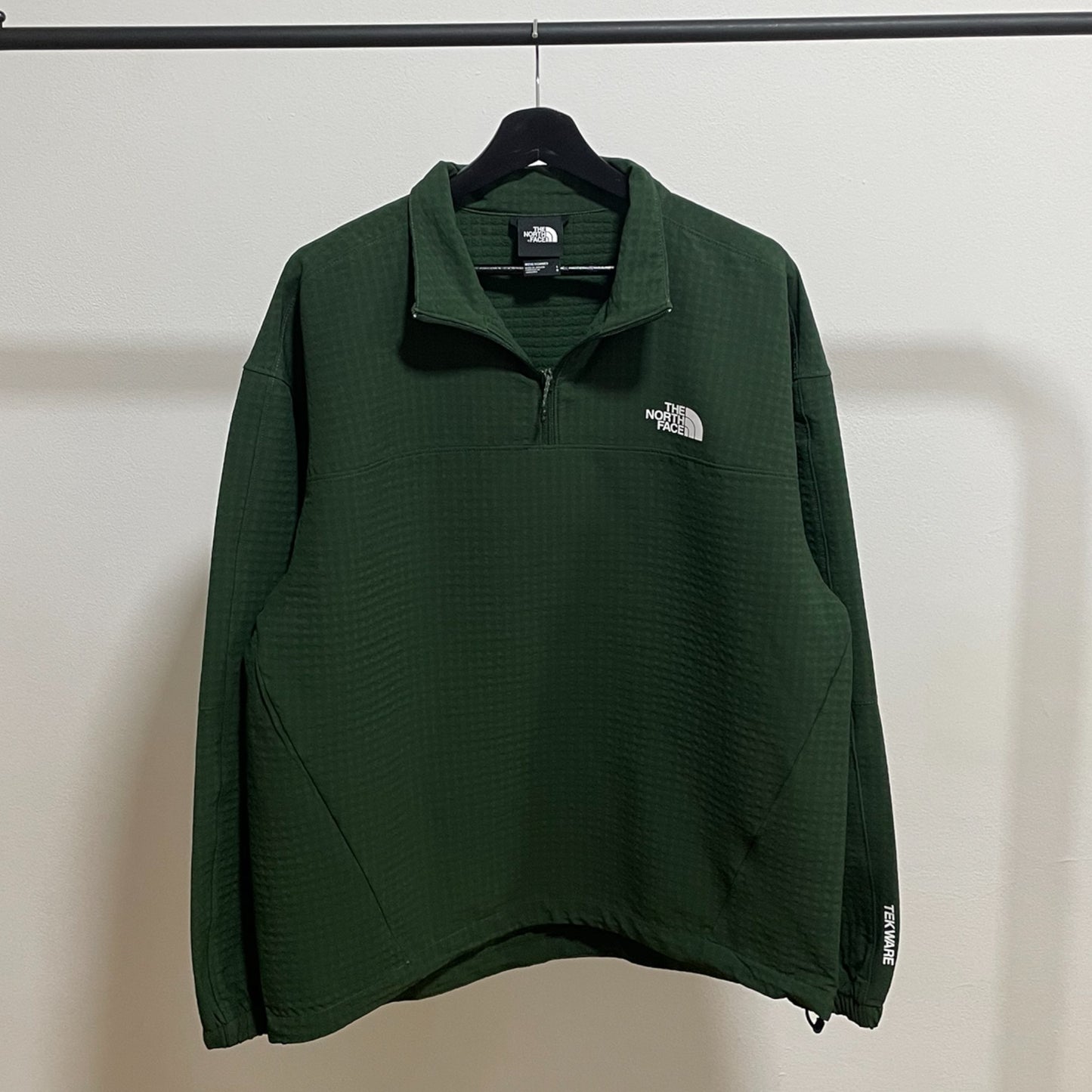 The North Face Tekware 1/4 zip fleece verde