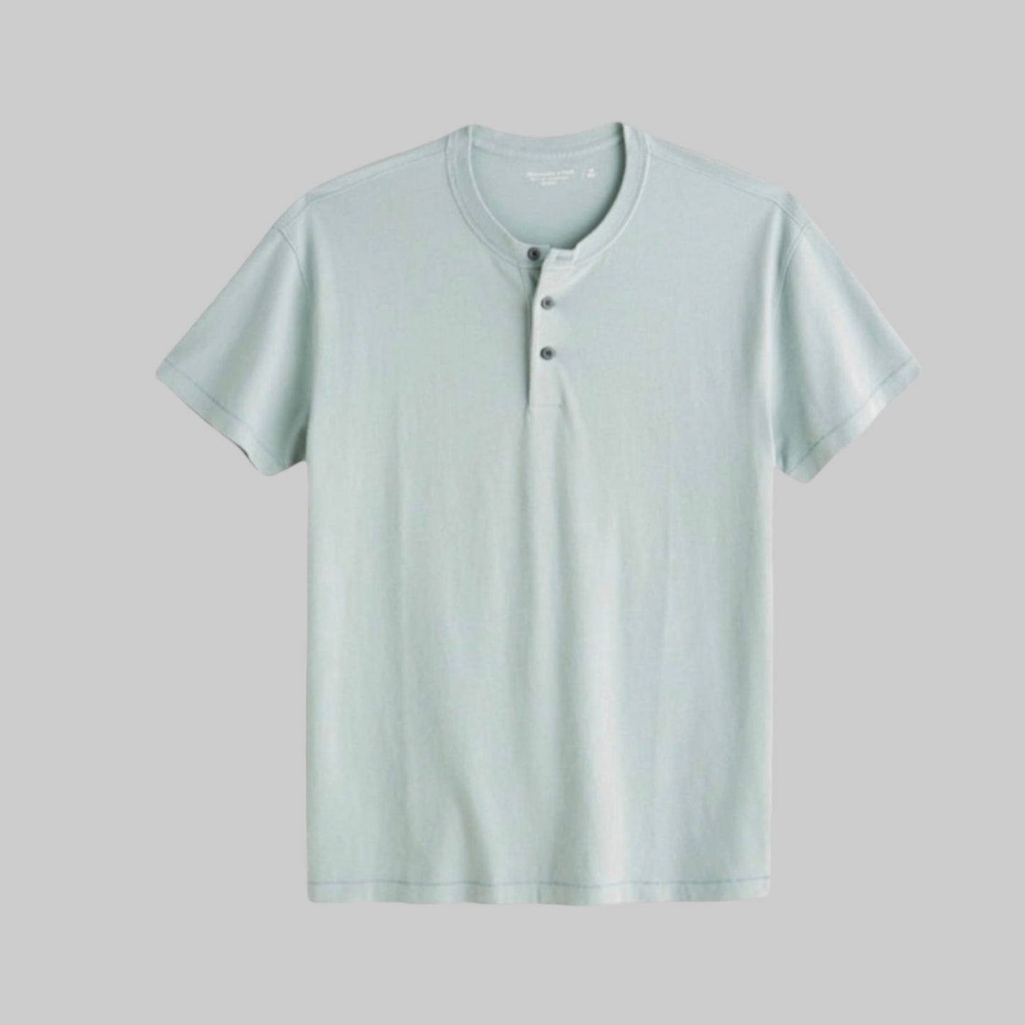Remera henley básica y holgada Abercrombie