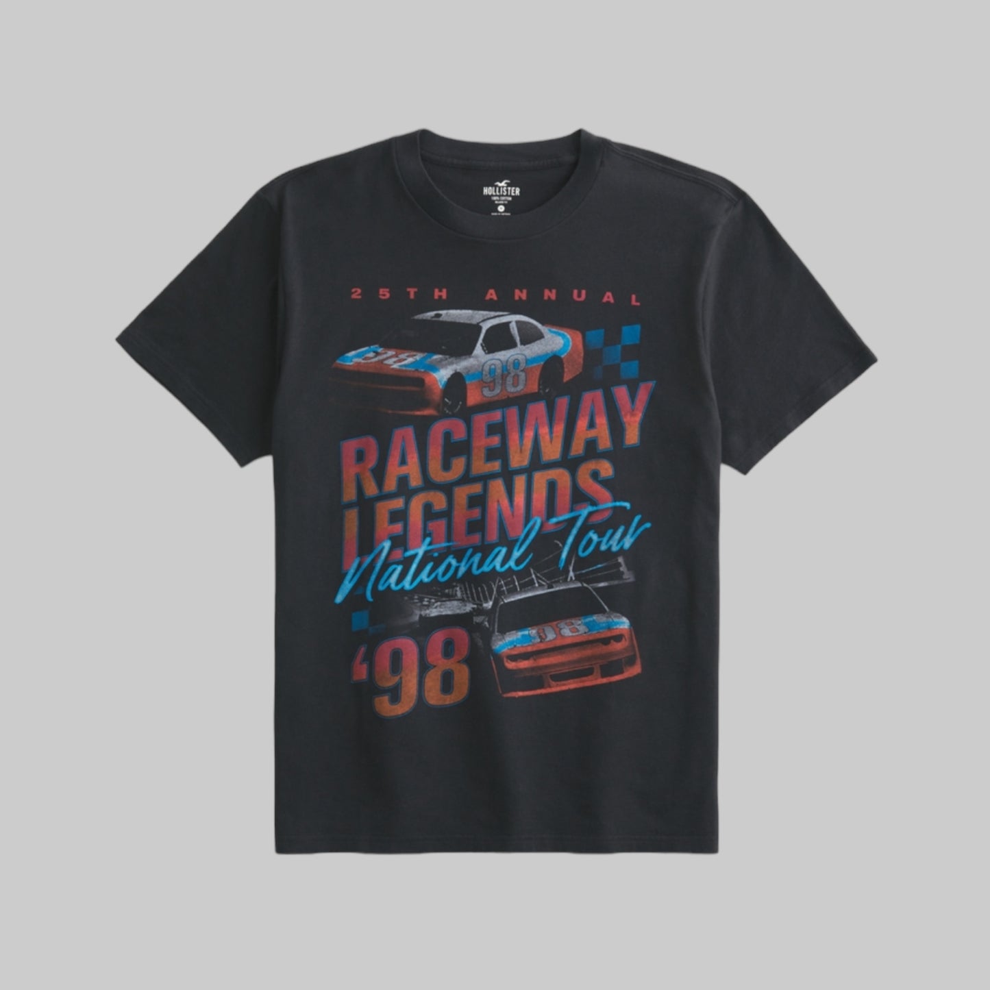 Remera vintage Raceway Legends holgada