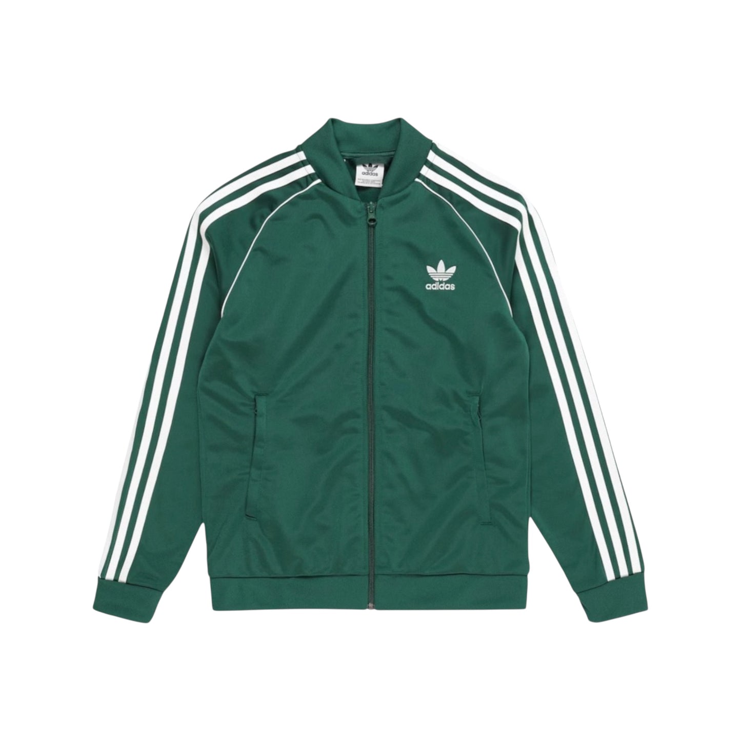 Campera Adidas superstar estilo retro green