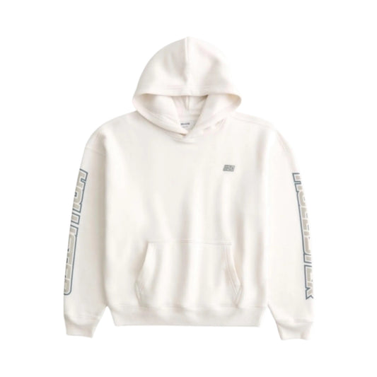 Canguro Hollister corte boxy con logo bordado y diseño en mangas