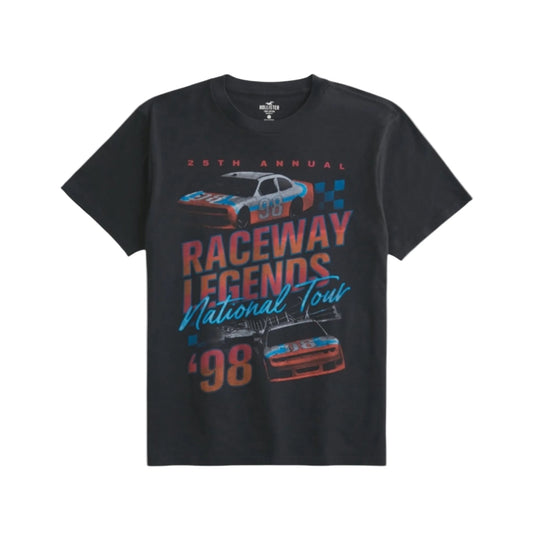 Remera vintage Raceway Legends holgada