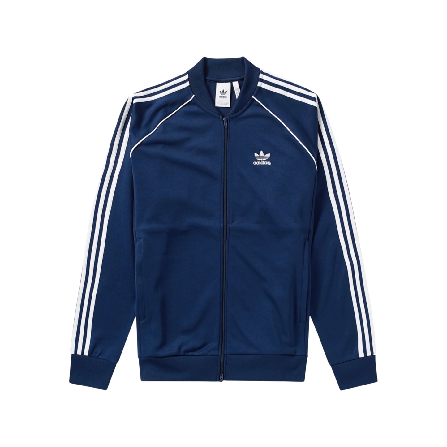 Campera Adidas superstar estilo retro azul